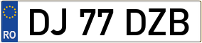 Truck License Plate